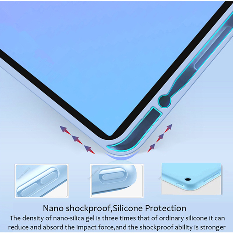 Bao Da Máy Tính Bảng Thông Minh Cho ipad gen 10 9 8 7 6 5 air 5 4 3 2 pro 12.9 11 inch mini 6 5 4 3 2 Ốp