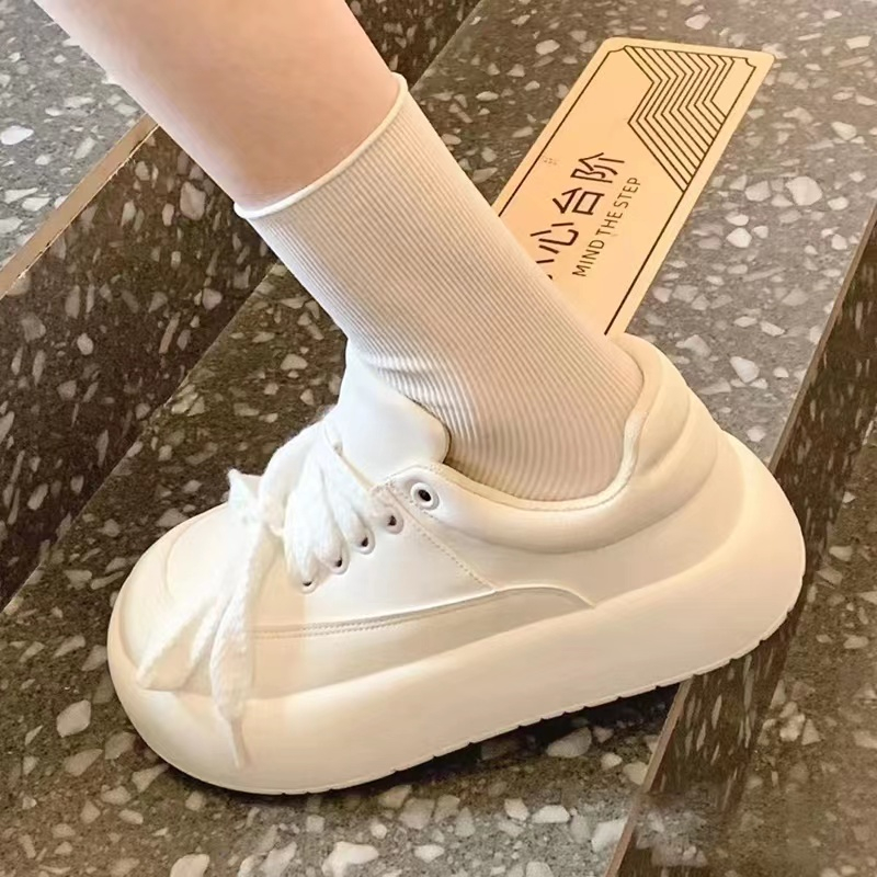 🔥Gửi chất tẩy rửa🔥Giày Thể Thao Đế Phẳng Phong Cách Harajuku Hồng Kông Thời Trang Mùa Thu Hàng Mới 2023