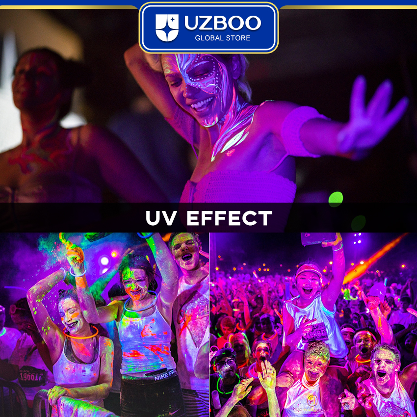 Uzboo Đèn Chiếu laser 128 / 64 Họa Tiết Có Âm Thanh Với Phích Cắm usb Cho Tiệc Sinh Nhật Đám Cưới ktv