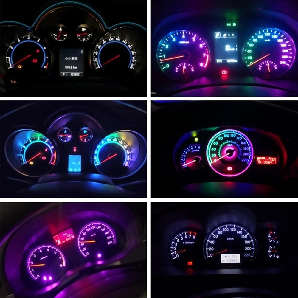 Bóng Đèn Led T5 W3W W1.2W 27 74 86 206 3SMD 3030 Gắn Bảng Điều Khiển Dành Cho Ô Tô