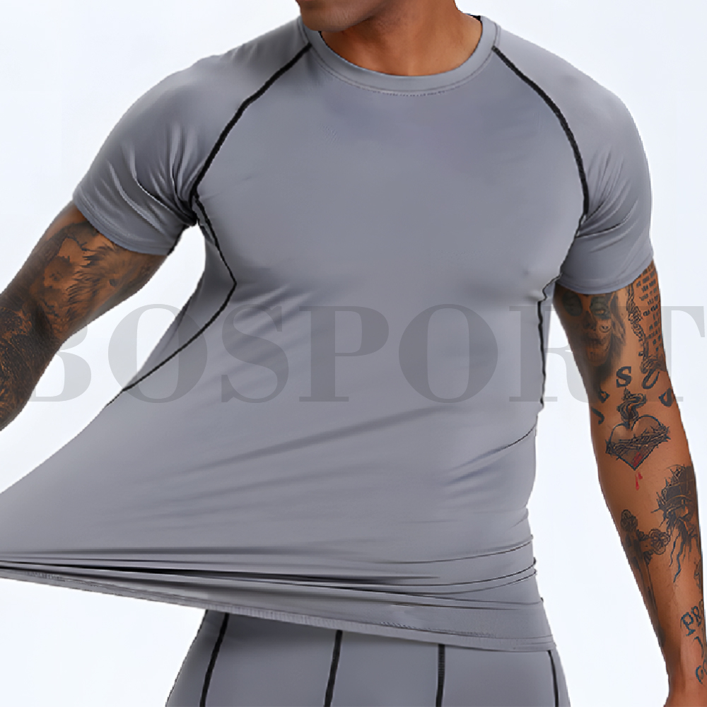 Áo Thun Thể Thao Tay Ngắn Siêu Nhẹ Nhanh Khô Thời Trang Cho Nam