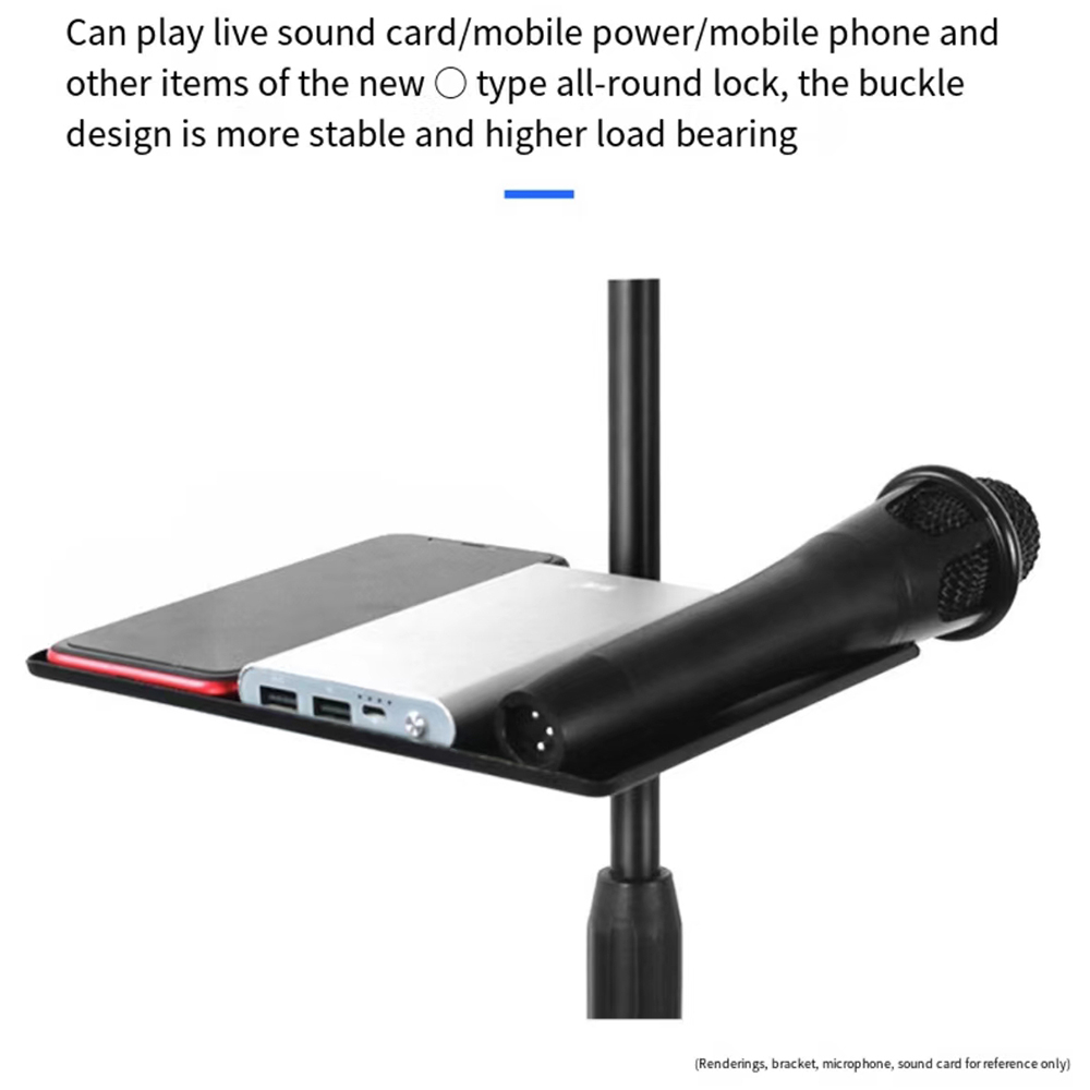 Mới Giá Đỡ Ba Chân Nâng Cấp Cho Micro Hát k / Điện Thoại