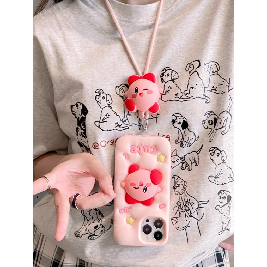 Hoạt Hình Dây Đeo Cổ Gắn Điện Thoại Chống Thất Lạc Hình sanrio Dễ Thương