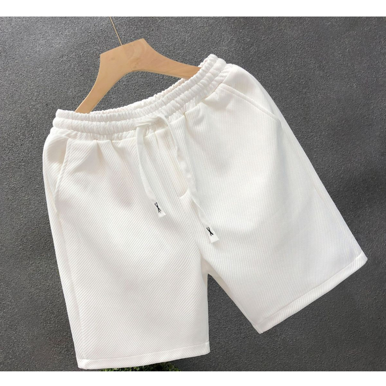 Quần Short Họa Tiết Tối Màu Đơn Giản Thời Trang Mùa Hè Hàng Mới Dành Cho Nam