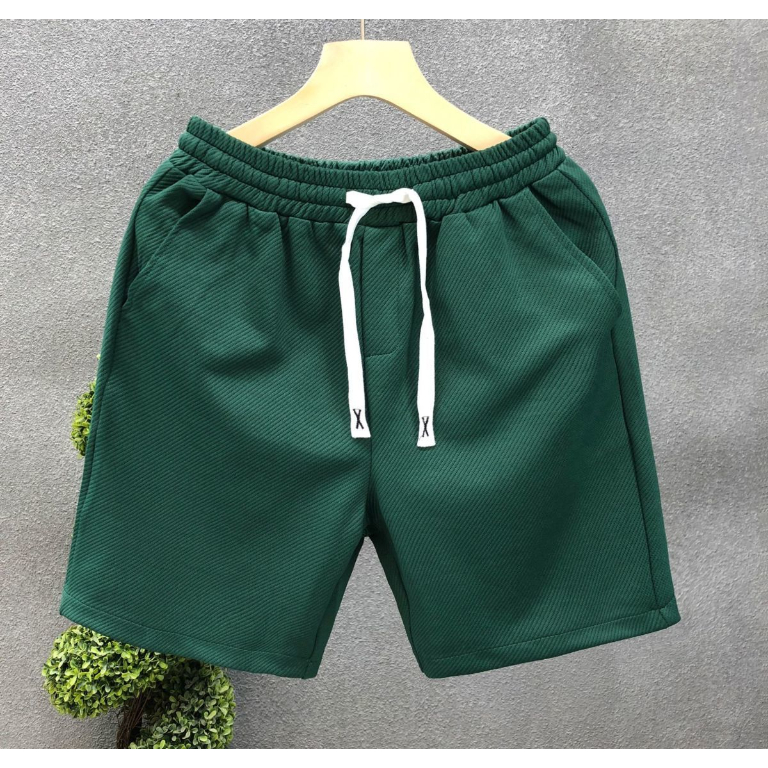 Quần Short Họa Tiết Tối Màu Đơn Giản Thời Trang Mùa Hè Hàng Mới Dành Cho Nam