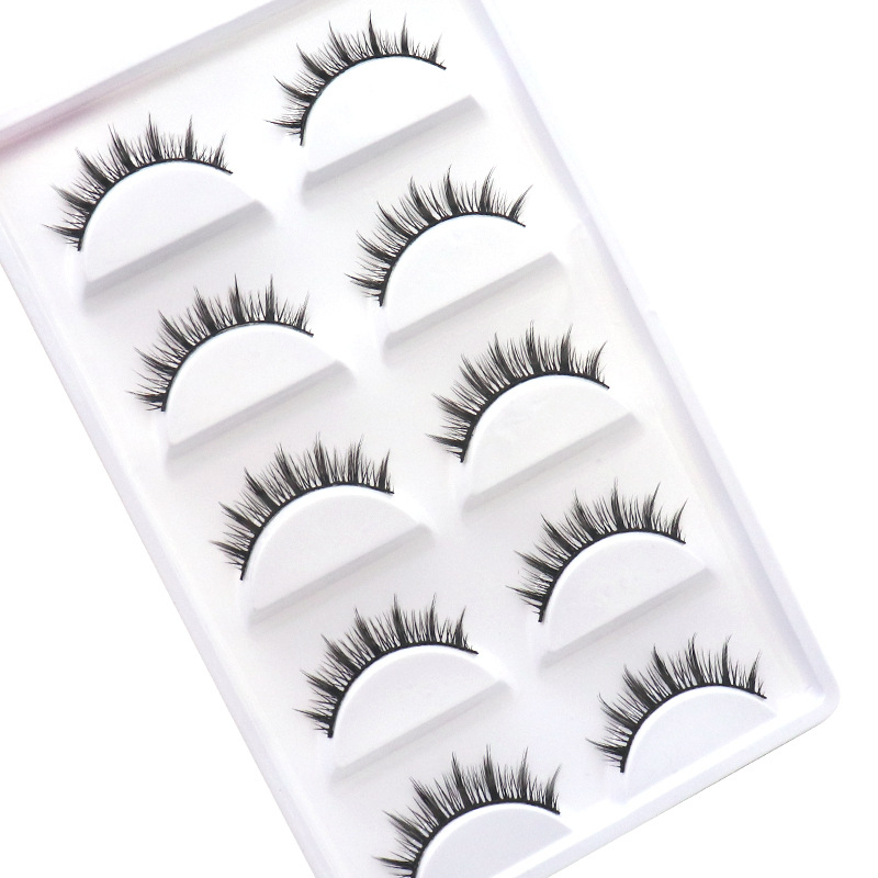 Thân cây mỏng to!Lông Mi Giả Màu Đen Siêu Mịn Phong Cách Nhật Bản Cho Búp Bê