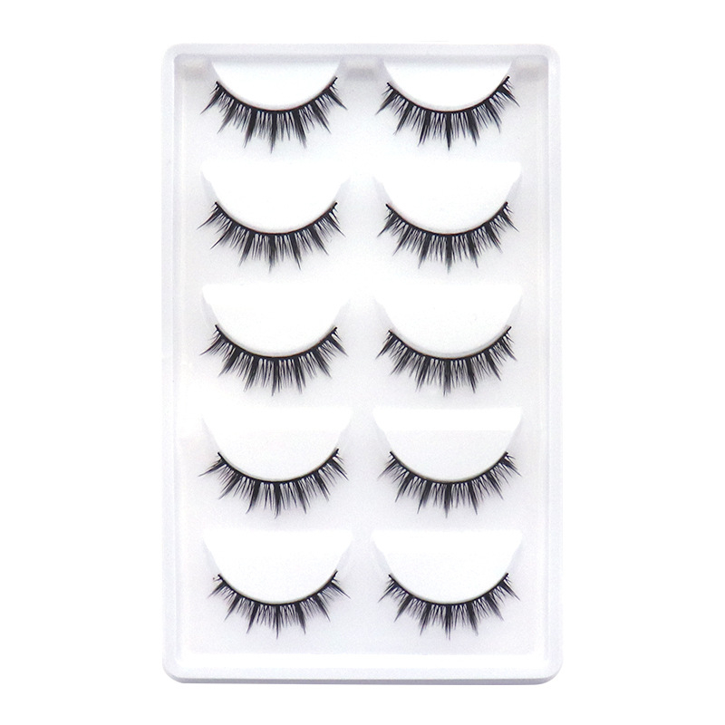 Thân cây mỏng to!Lông Mi Giả Màu Đen Siêu Mịn Phong Cách Nhật Bản Cho Búp Bê