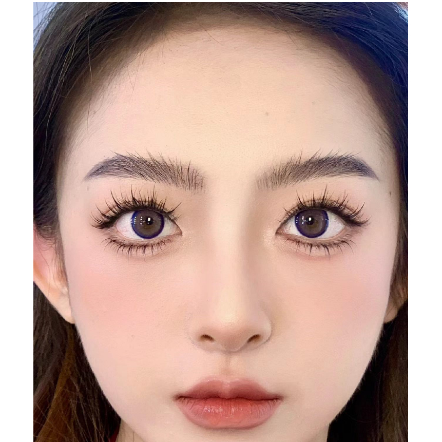 Thân cây mỏng to!Lông Mi Giả Màu Đen Siêu Mịn Phong Cách Nhật Bản Cho Búp Bê