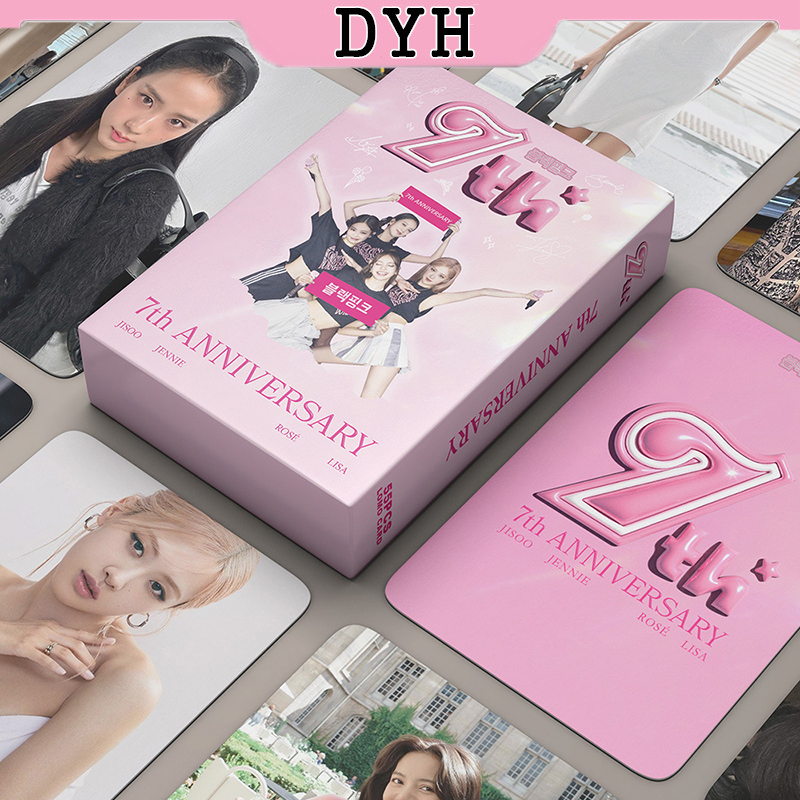 BLACKPINK Card Set 54 Tấm Thẻ Ảnh 7th anniversary BPTG World Tour Kpop Lomo Card Hình Nhóm Nhạc