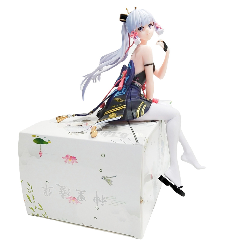 Mô Hình Nhân Vật mihoyo genshin 20cm kamisato ayaka Tenat inazuma Bằng pvc
