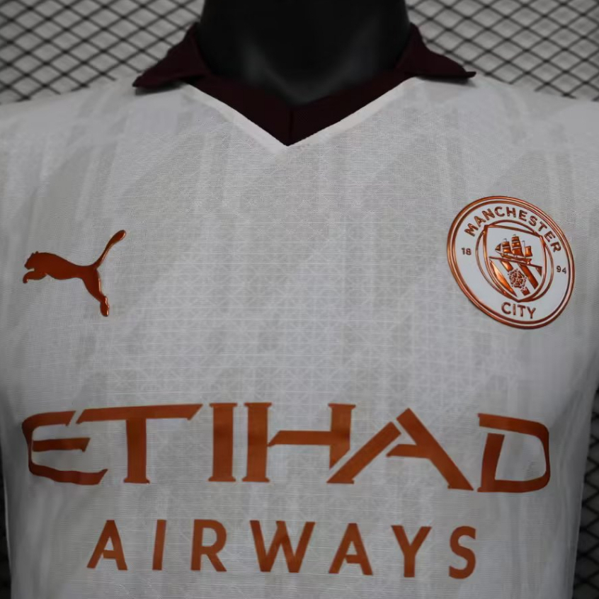 Áo Bóng Đá Màu Trắng Số 23 / 24 manchester city Cho Nam