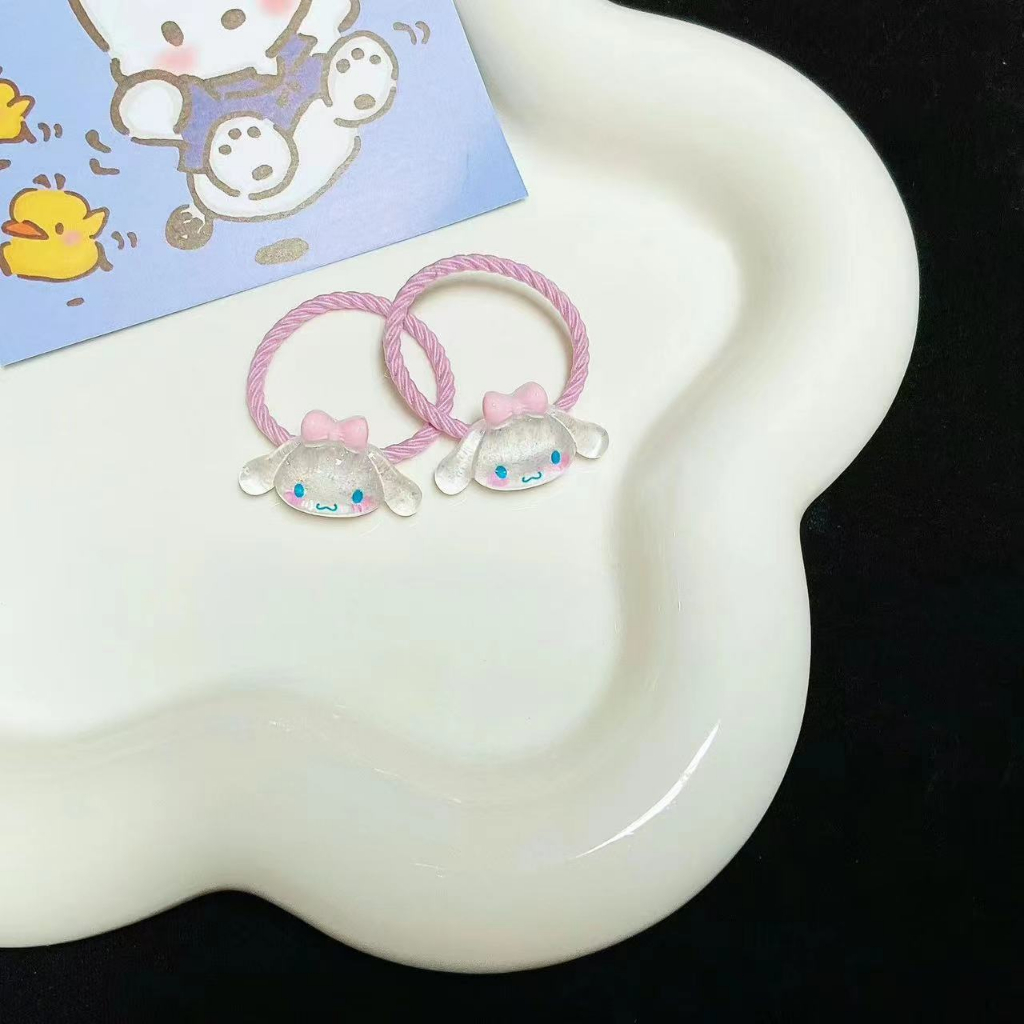 Bộ 2 Dây Buộc Tóc sanrio Bằng Da Dễ Thương h0144