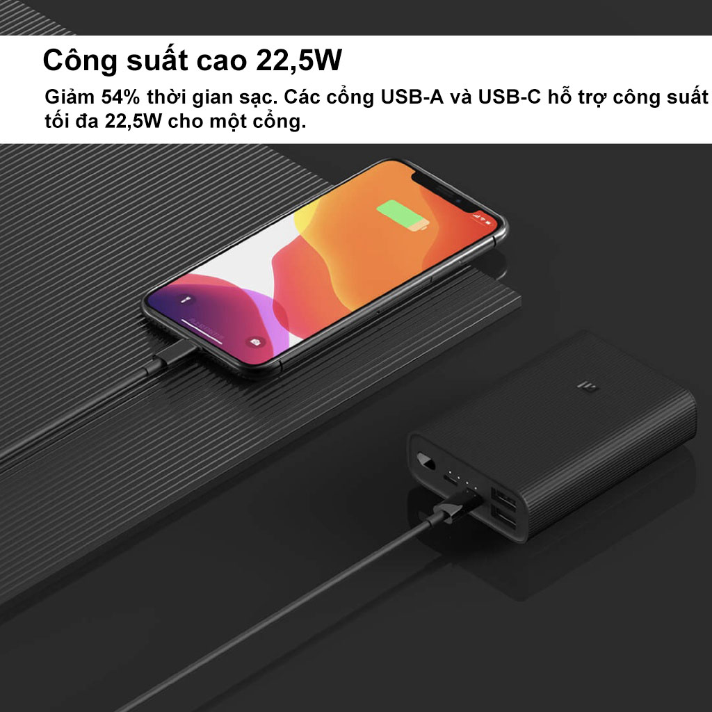 TAIPULING xiaomi sạc dự phòng    Sạc nhanh hai chiều 18W MAX PB1022ZM