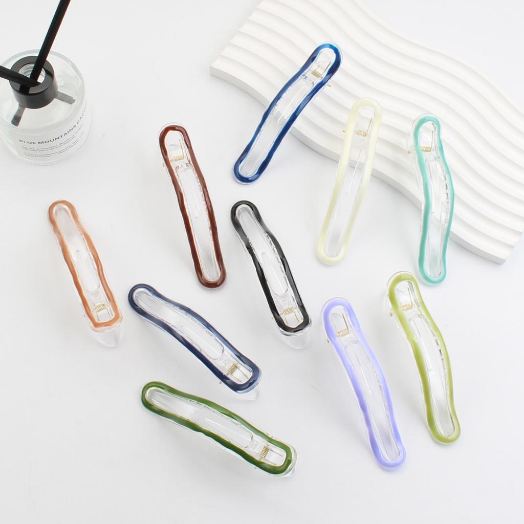 Kẹp Tóc acrylic Màu Nước Ngọt Ngào Xinh Xắn Thời Trang Cho Nữ