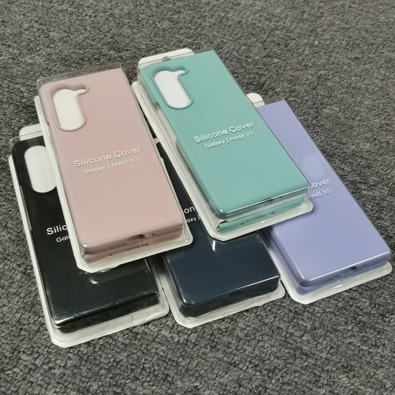 Ôp Điện Thoại Silicon Dẻo Màu Trơn Thời Trang Cho samsung galaxy z fold 5 fold 4 fold 3