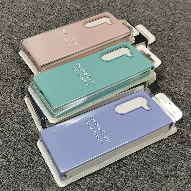 Ôp Điện Thoại Silicon Dẻo Màu Trơn Thời Trang Cho samsung galaxy z fold 5 fold 4 fold 3