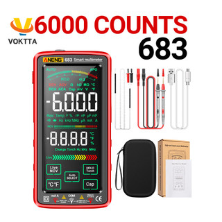 Đồng Hồ Vạn Năng Kỹ Thuật Số Thông Minh VOKTTA ANENG 683 682 681 Hz Ohm Diode Test 6000 Count AC / DC