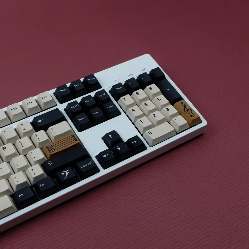 GMK Maestro Keycaps, 140 Phím Keycaps PBT Anh Đào Hồ Sơ DYE-SUB Cá Tính Keycaps GMK Cho Bàn Phím Cơ