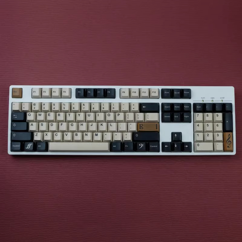 GMK Maestro Keycaps, 140 Phím Keycaps PBT Anh Đào Hồ Sơ DYE-SUB Cá Tính Keycaps GMK Cho Bàn Phím Cơ
