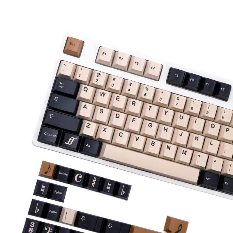 GMK Maestro Keycaps, 140 Phím Keycaps PBT Anh Đào Hồ Sơ DYE-SUB Cá Tính Keycaps GMK Cho Bàn Phím Cơ