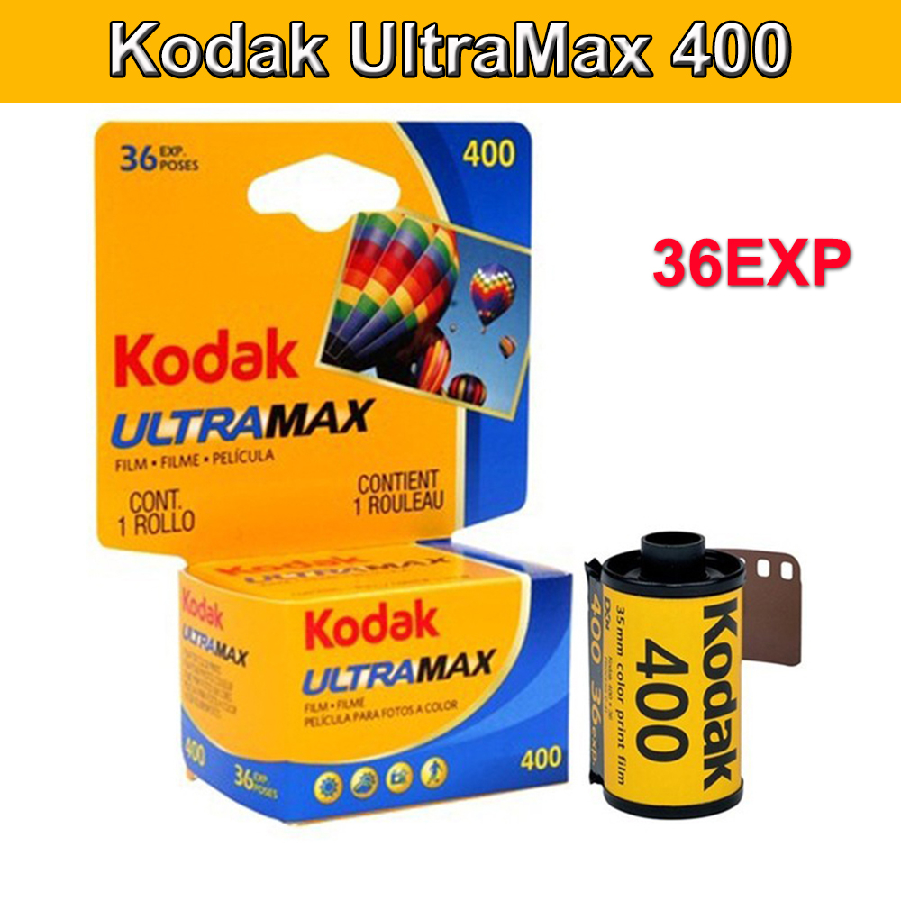 Phim Kodak UltraMax 400 Phim âm màu 36 phơi sáng C-41 Process MVP Camera M35 / M38 Camera
