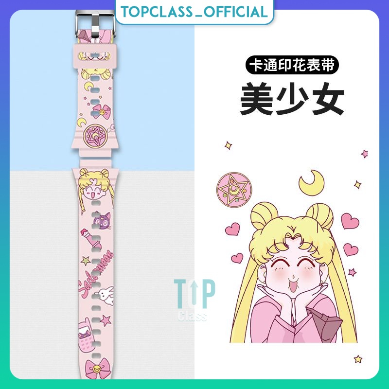 Dây Đeo Silicone Thay Thế Đồng Hồ Thông Minh HUAWEI WATCH KIDS 4 Pro 3 Pro Hoạ Tiết Dễ Thương Ngộ Nghĩnh