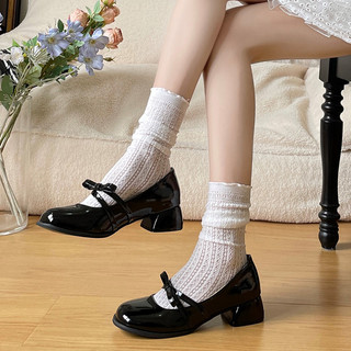 FHYL Vớ Lưới Cổ Điển Màu Trắng Mỏng Thoáng Khí Thời Trang Mùa Hè Phong Cách lolita jk mary jane Cho Nữ