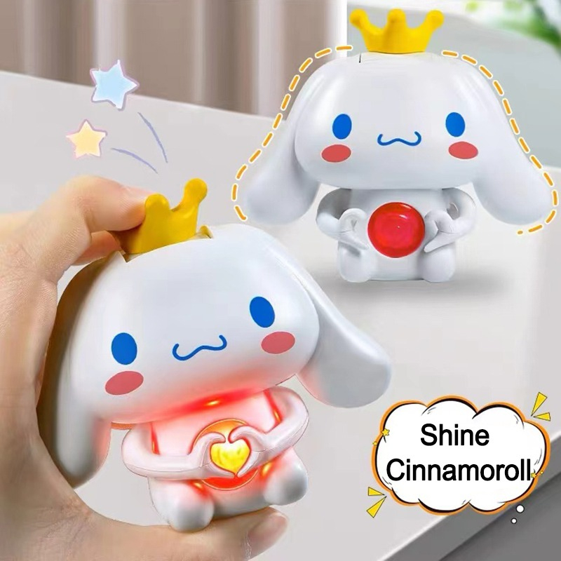 Kawaii sanrio cinnamoroll Đồ Chơi Kiểu Hoạt Hình Dễ Thương Phát Sáng Để Bàn Trang Trí Phòng Học Sinh / Ký Túc Xá / Làm Quà Sinh Nhật Cho Bé Gái