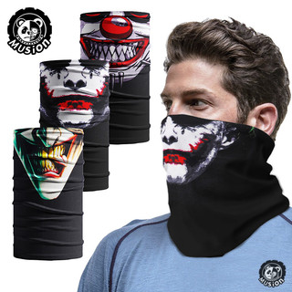 Khẳu trang Musion họa tiết joker chống tia UV làm khăn trùm đầu đa năng khi hoạt động ngoài trời