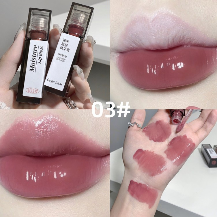 Son tint bóng Gege Bear bền màu lâu trôi cho đôi môi căng mọng