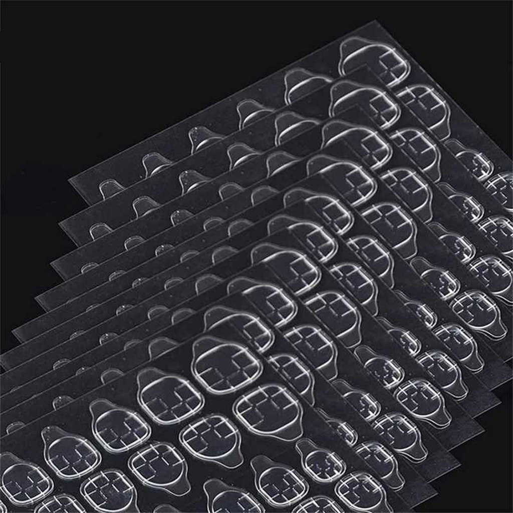 Set 120 nhãn dán trong suốt dùng trang trí móng tay