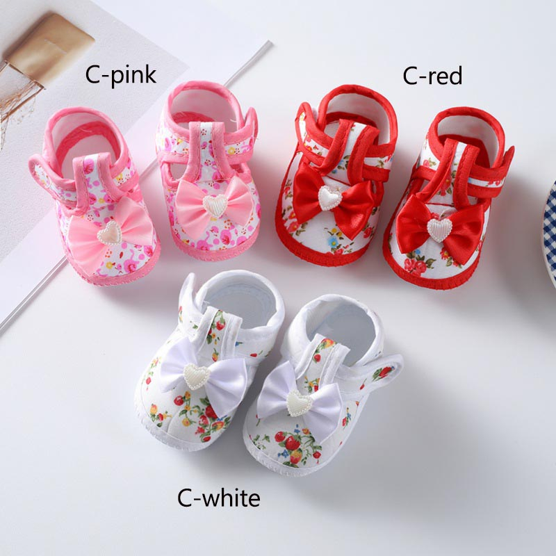 Giày Vải canvas Đế Bằng Chống Trượt Thoáng Khí Chất Lượng Cao Cho Bé Sơ Sinh 0-18 Tháng walkers