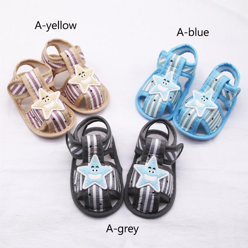 Xăng đan cotton Chống Trượt Thoáng Khí Dễ Thương Dành Cho Em Bé