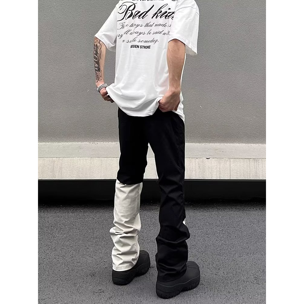 Mới Quần Jean Dài Dáng Ôm Phong Cách hip hop Mỹ Cá Tính Cho Nam Và Nữ
