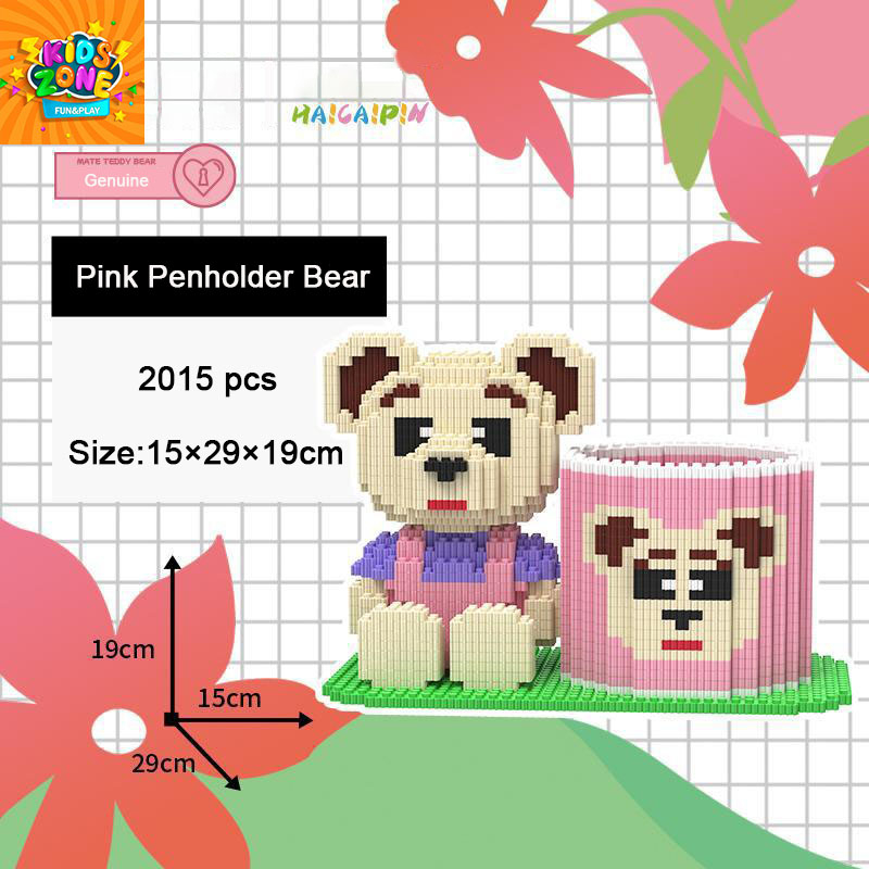 Đồ Chơi Lắp Ráp Hình Chú Gấu Hoạt Hình 3d Nhiều Kiểu Dáng