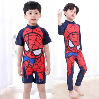 2019 Mới Trẻ Em Bé Trai Hoạt Hình Đáng Yêu Họa Tiết Người Nhện Bộ Đồ Bơi Một Mảnh