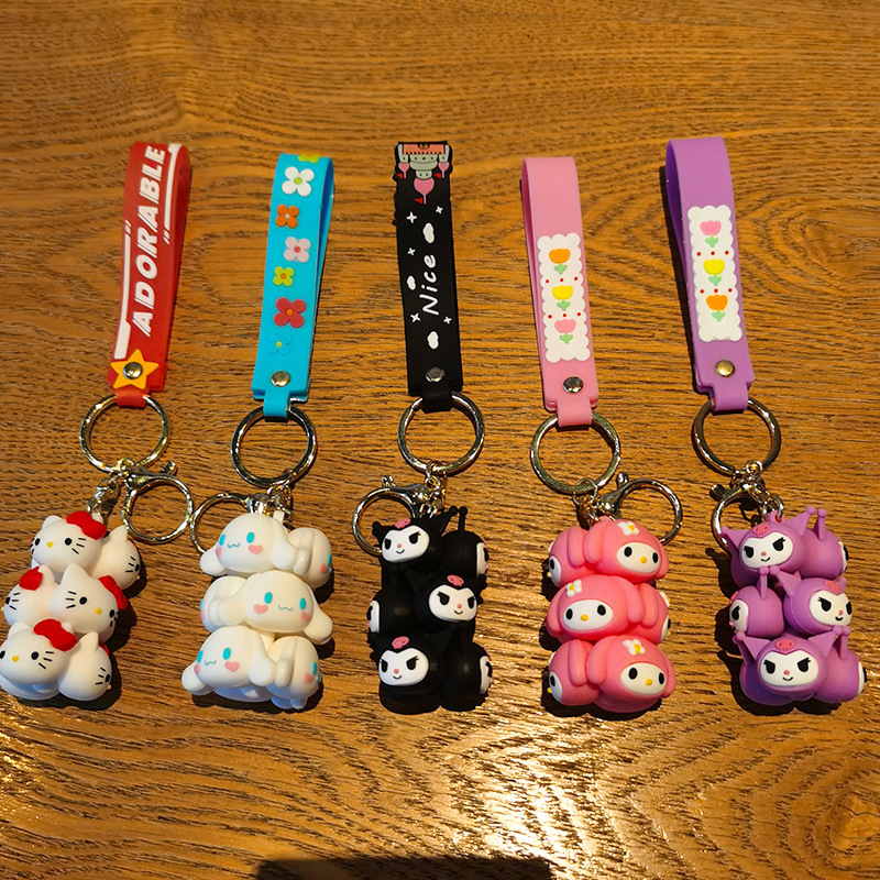 Móc Khóa Hình Búp Bê kuromi Hoạt Hình Dễ Thương