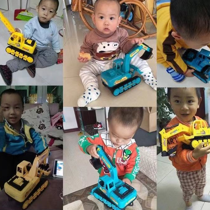 Mô Hình Đồ Chơi Máy Xúc Cỡ Lớn Dành Cho Trẻ