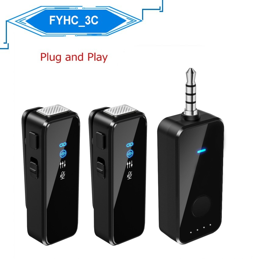 Micro Cài Áo Chuyên Nghiệp Không Dây 3.5mm Cho Điện Thoại android / Máy Quay video / youtube