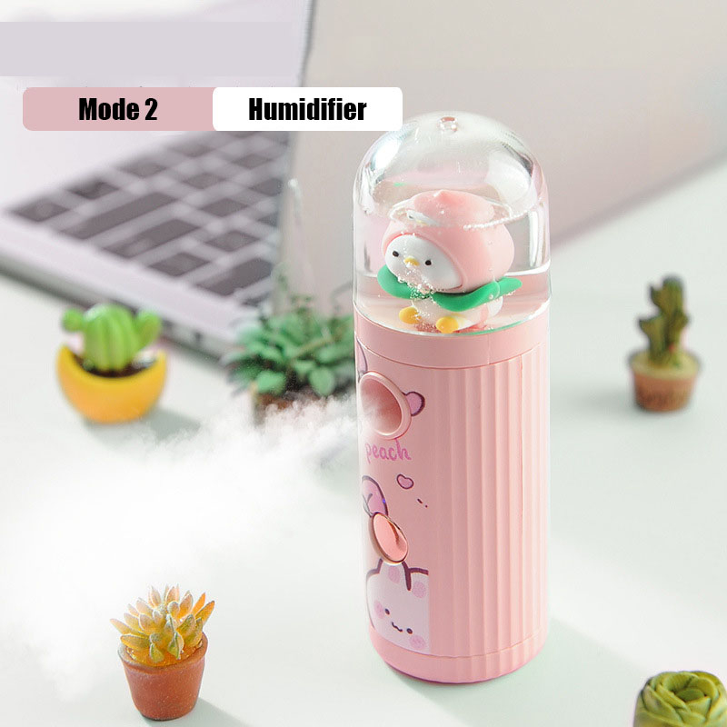 Aringlee Máy Phun Sương Tạo Ẩm mini Cầm Tay Kiểu Hoạt Hình Dễ Thương