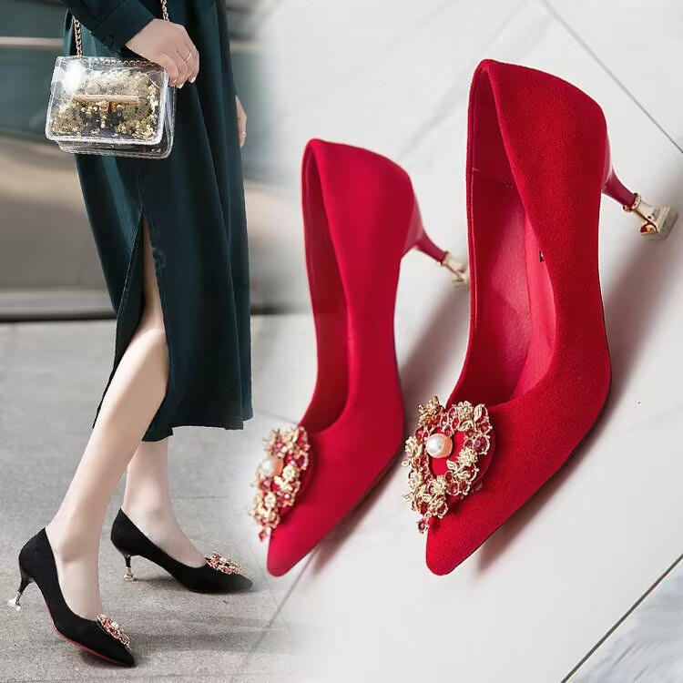 Giày Cao Gót Mũi Nhọn Thời Trang Dành Cho Nữ