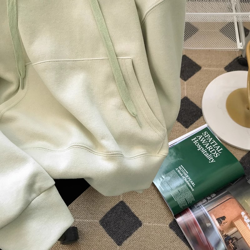 Áo Hoodie Mỏng Dáng Rộng Thêu Họa Tiết Thời Trang Xuân Thu Cho Nữ