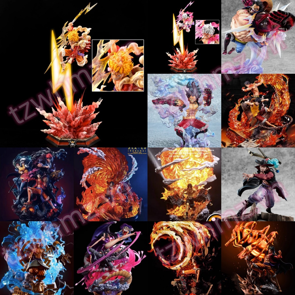 One Piece Naruto Lucky Pack Hộp bí ẩn Búp bê văn phòng trang trí bàn làm việc Mô hình búp bê hành động