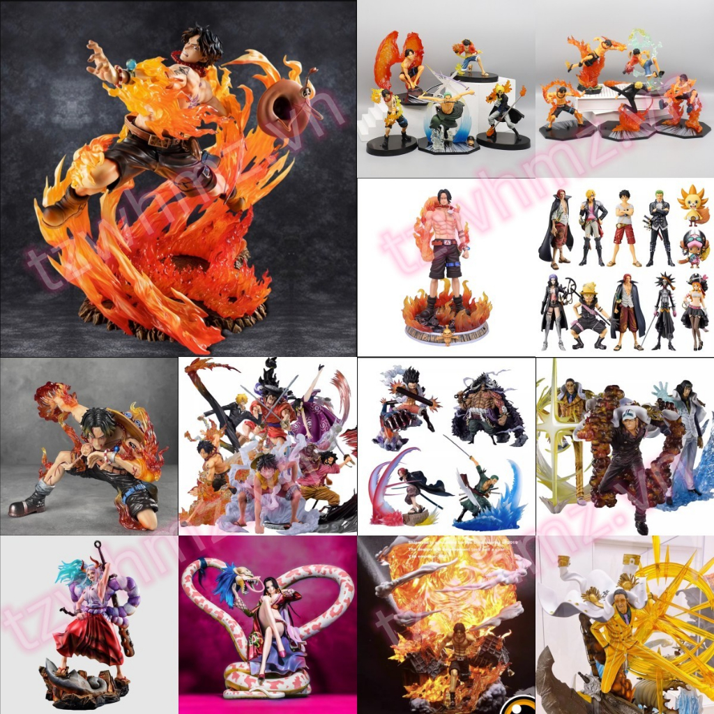 One Piece Naruto Lucky Pack Hộp bí ẩn Búp bê văn phòng trang trí bàn làm việc Mô hình búp bê hành động