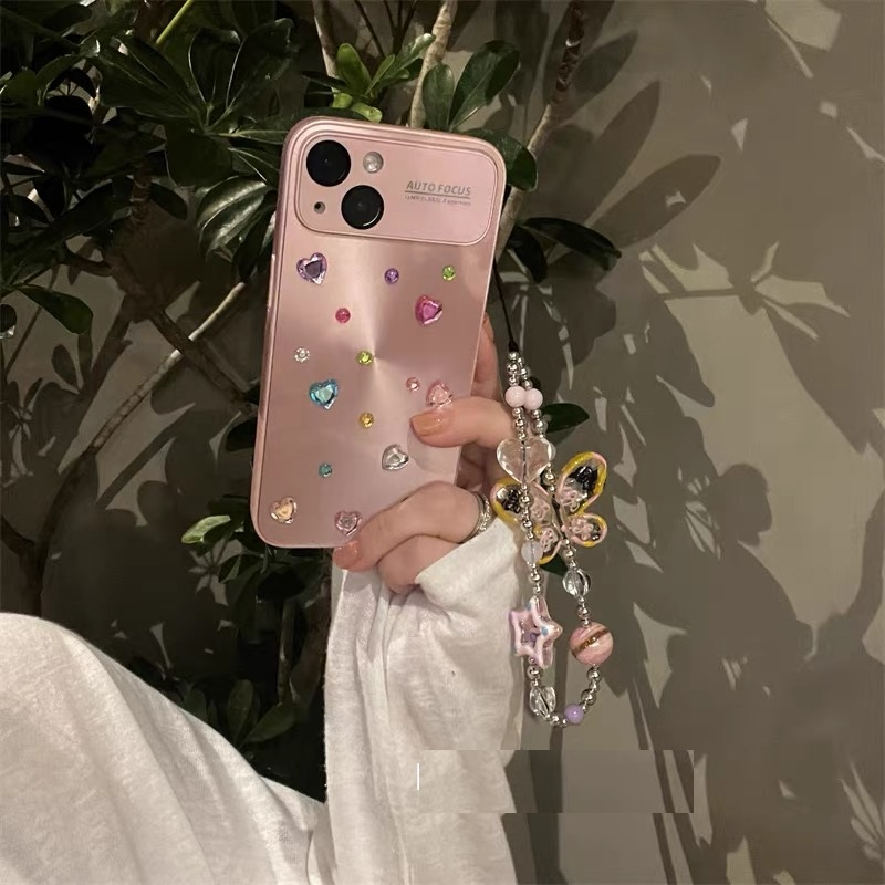 Ốp Điện Thoại tpu Mềm Đính Nơ Phối Dây Xích Thời Trang Cho iphone 14proamx 14pro 15proamx13 pro max ins 12 pro max 11 pro max