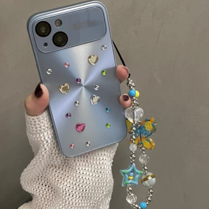 Ốp Điện Thoại tpu Mềm Đính Nơ Phối Dây Xích Thời Trang Cho iphone 14proamx 14pro 15proamx13 pro max ins 12 pro max 11 pro max