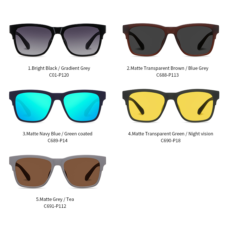 Roza Kính Mát Phân Cực Chống Tia uv400 ae1542 Phong Cách retro 2023