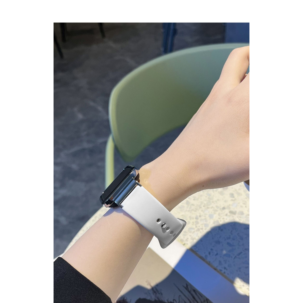 Silicone Dây Đeo Thay Thế Chất Liệu Silicon Màu Trơn Cho Redmi Watch 3 Active 2 Lite