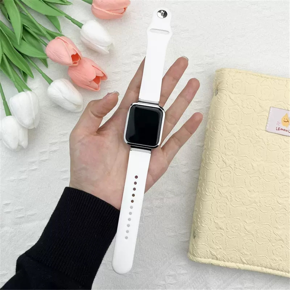 Silicone Dây Đeo Thay Thế Chất Liệu Silicon Màu Trơn Cho Redmi Watch 3 Active 2 Lite