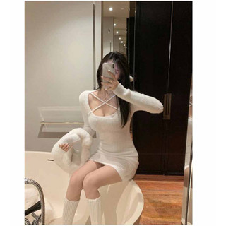 Đầm Len Dệt Kim Thời Trang Cho Nữ